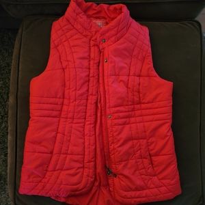 Red Faded Glory Puffer Vest